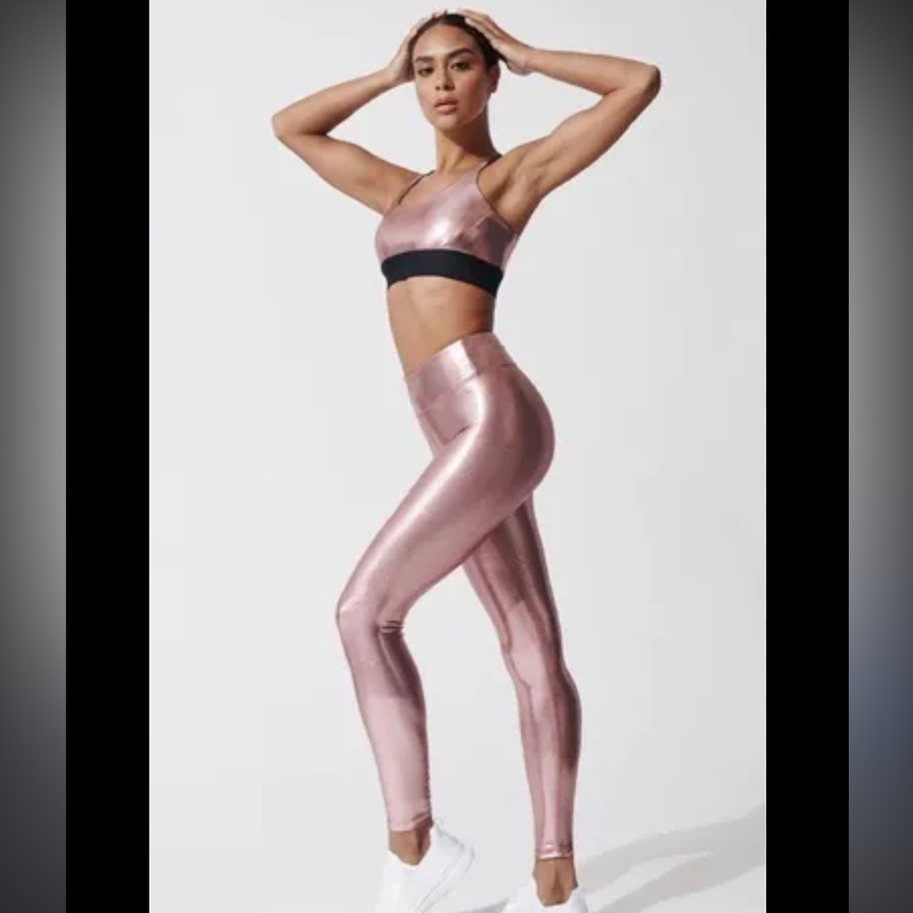 HEROINE METALLIC PINK SET